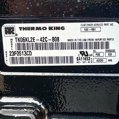 1020951 Kompressor Scroll 6 PS mit Temperatursensor Ut800/Ut1200 Thermo King Teile für Lkw-Kühlschrank