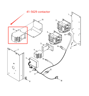 THERMO KING Wechselstromkontakter 415629 die Ersatzteile