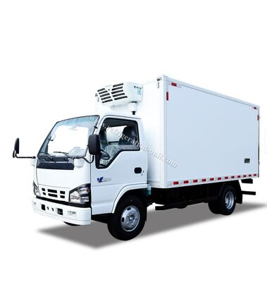 Isuzu 100p LKW-Fahrgestell der japanischen Marke mit 4,1 Meter langem Kühlkoffer mit THERMO KING-Kühleinheiten RV380V 4X2 Mini 3 Tonnen 2 Tonnen Tiefkühl-Kühlwagen