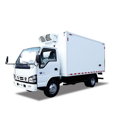 QINGLING ISUZU KV100 100P Kühlfahrzeug für Lebensmittel Fleisch Fisch Transport NKR Gefrierschrank 5 Tonnen THERMO KING RV380 Kühlung