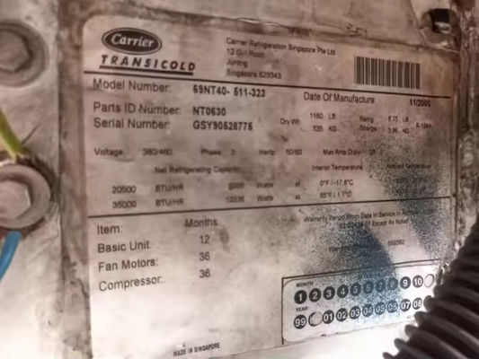 69NT40-511-323 Carrier Transformator Gebraucht Zubehör Kältetechnik Ersatzteile