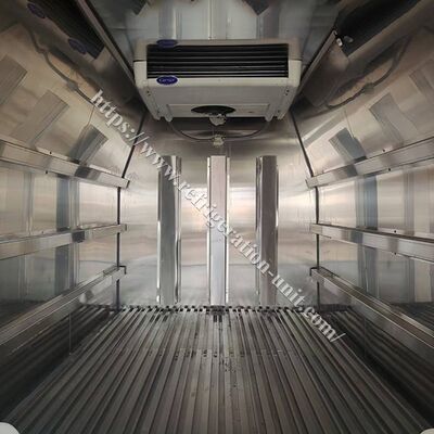 Citimax 350 Carrier Transicold Klein-Kühlaggregat, 12/24V fahrzeugbetrieben, verfügbar für kleine Transporter oder Lkw mit einer Kühlbox von 2,5-3,5 Metern Länge.