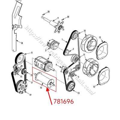 781696 Antriebswelle KREUZWELLE Getriebewelle verfügbar für die SLXi/SLXe 100 200 300 400 THERMOKING Anhänger-Einheit Ersatzteile