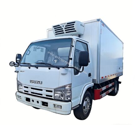Isuzu 100p LKW-Fahrgestell der japanischen Marke mit 4,1 Meter langem Kühlkoffer mit THERMO KING-Kühleinheiten RV380V 4X2 Mini 3 Tonnen 2 Tonnen Tiefkühl-Kühlwagen